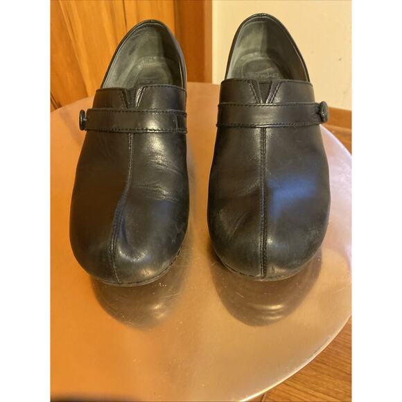 Dansko | Black Leather Clogs Excellent Condition - Size 41 / US 9.5 - Picture 2 of 11